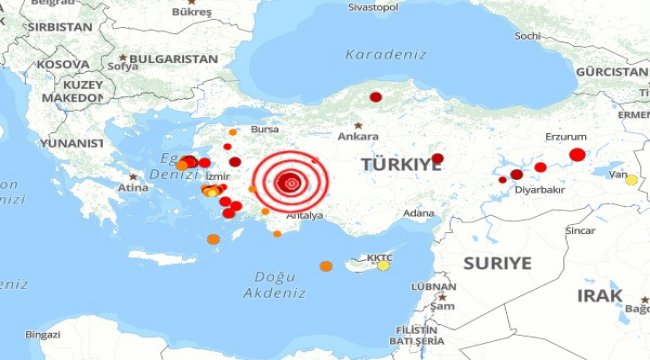 Afyon'da deprem
