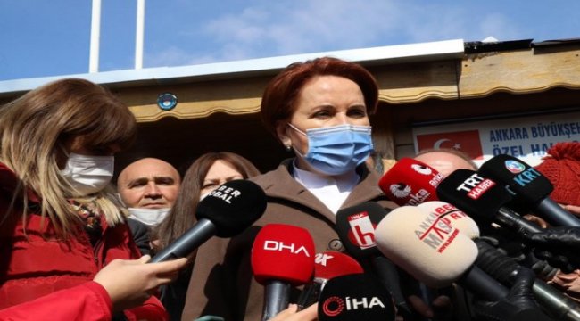Akşener: ''Sorumlu sayın Erdoğan’dır, kendisi de bunu kabul etmiştir''