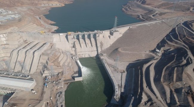 Aşağı Kaleköy Hidroelektrik Santrali'ni tamamladı