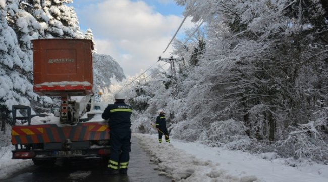 BEDAŞ, sert kış şartlarına karşı alarm durumuna geçti