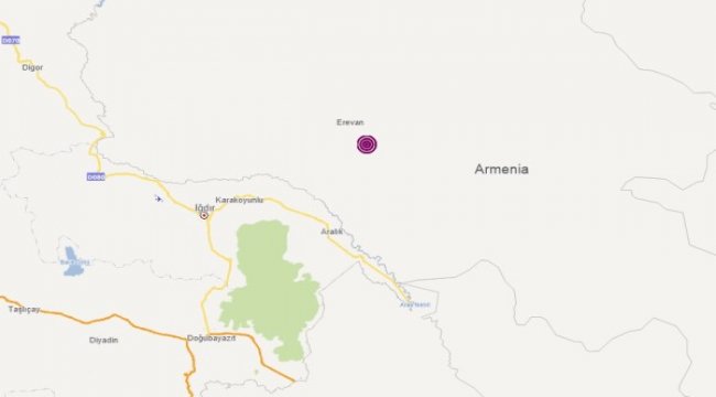 Ermenistan'da 4.7 şiddetinde deprem