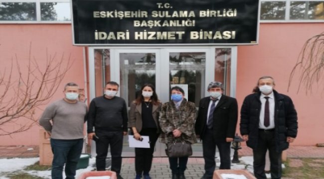 ESCEVDER Sulama Birliğini ziyaret etti