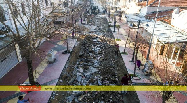 Şehzadeler Belediyesi Kuyumcular Çarşında genişletme çalışması başlattı