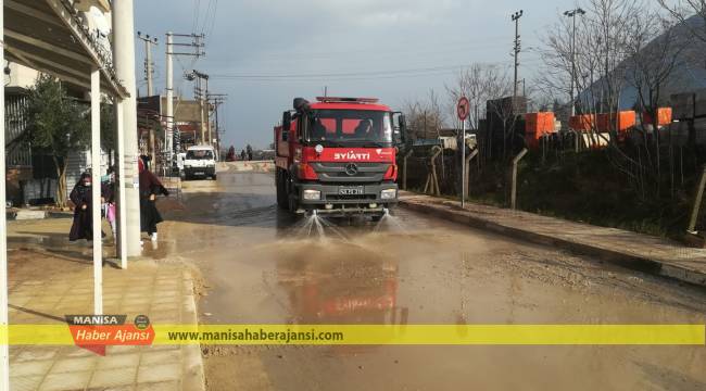 Şiddetli Sağanak Sonrası Mahallelerde Dezenfeksiyon