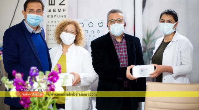 Aile hekimlerine maske dağıtıldı
