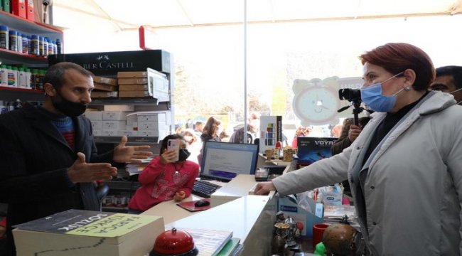 Akşener’den Mardin’e esnaf ziyareti