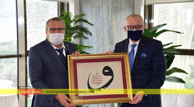 Başkan Ergün, Başkan Çerçi'yi Konuk Etti