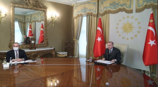 Cumhurbaşkanı Erdoğan, Michel ve von der Leyen ile görüştü