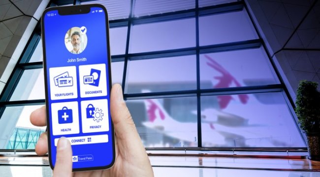 "Digital Passport" mobil uygulamasını deneyen ilk havayolu