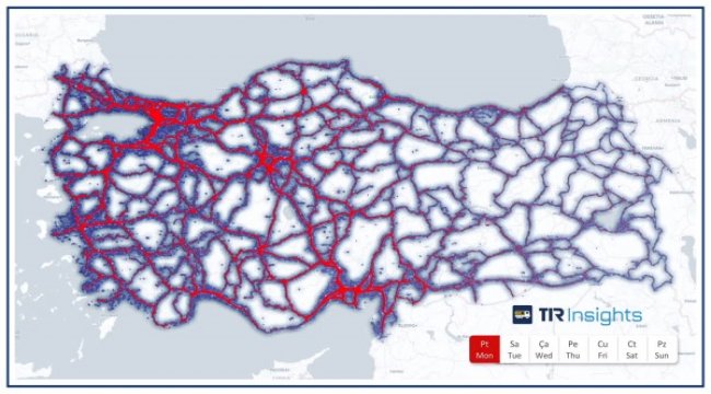 Dünyada yük taşımasının %70’i, Türkiye’de %90’ı karayolları ile yapılıyor