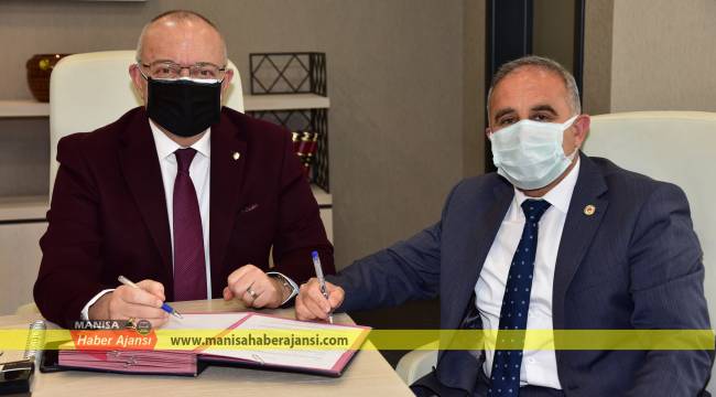 Gördes’te İş Merkezi ve Katlı Otopark İçin İmzalar Atıldı
