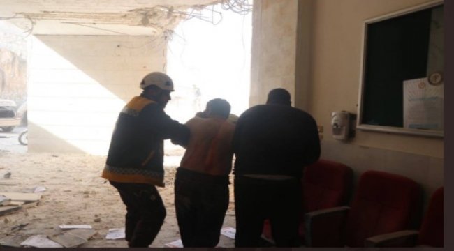 İdlip'te hastaneye top atışı: 5 ölü, 10 yaralı