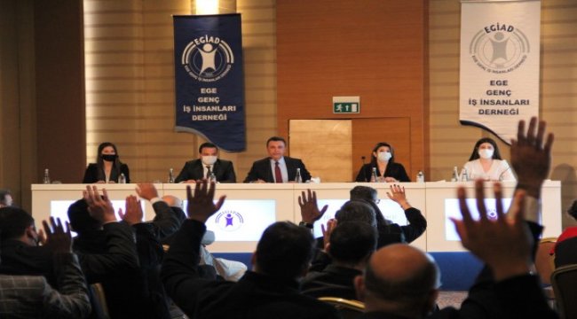 Pandemi sebebiyle 3 aydır ertelenen EGİAD Genel Kurulu yapıldı