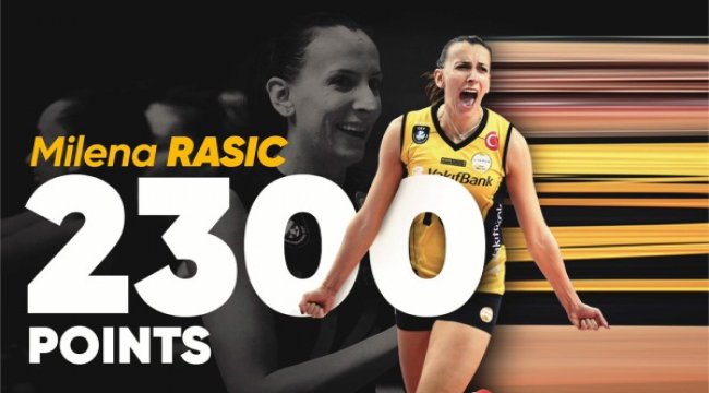 Rasic, VakıfBank'ta 2 bin 300 sayı barajını geçti