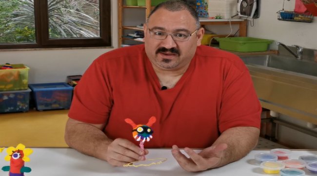 Sanat çocuk etkinlikleri evinizde