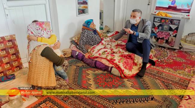SGK Müdürü Yavuz Kurt’tan Şerife Teyze’ye ziyaret