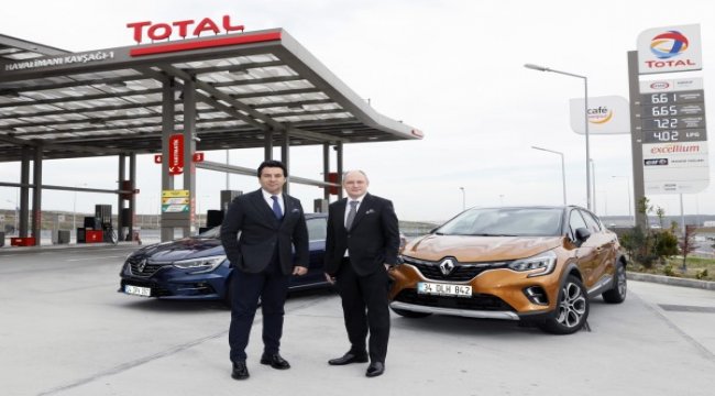 TOTAL’den yapacağınız akaryakıt alışverişleriyle Renault aracınız güvende
