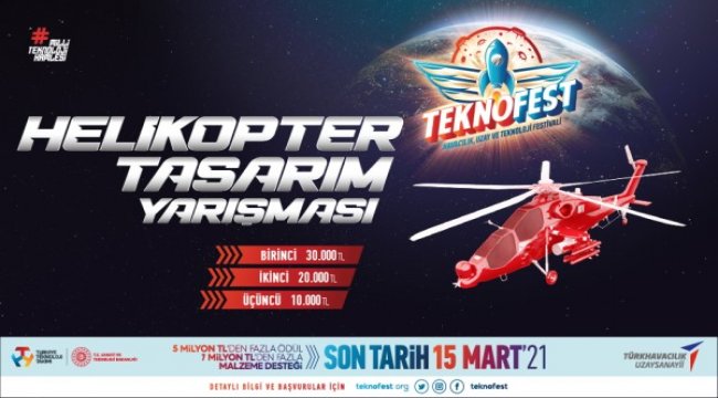 Zoru seven genç mühendisler Helikopter Tasarım Yarışması sizleri bekliyor