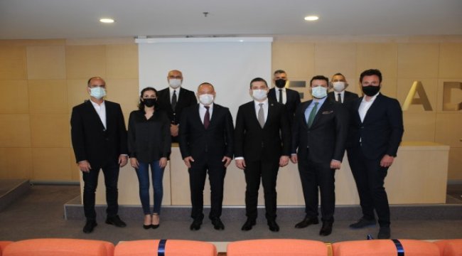 EGİAD Tenis Turnuvası için ön görüşme gerçekleşti