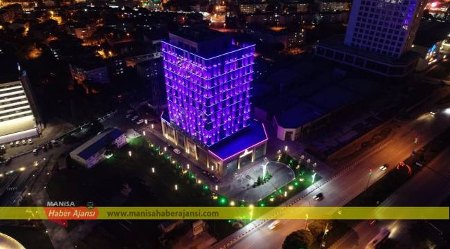 Manisa Büyükşehir Belediyesi Otizm İçin ‘Mavi Işık’ Yaktı