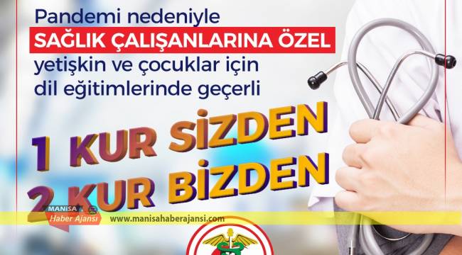 Sağlıkçılara yabancı dil indirimi
