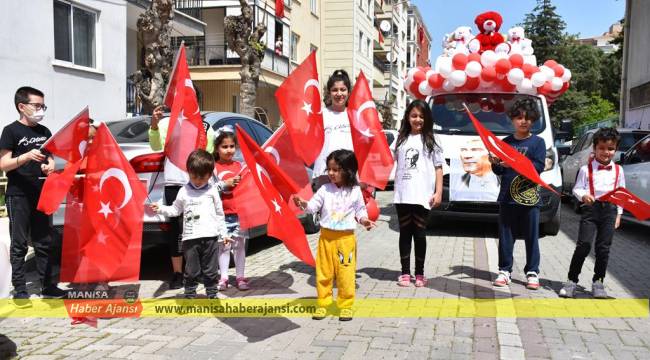 ŞEHZADELERDE 23 NİSAN COŞKUSU HALKIN AYAĞINA GİTTİ