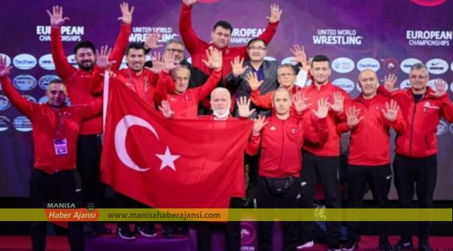 TÜRKİYE GÜREŞTE AVRUPA İKİNCİSİ OLDU