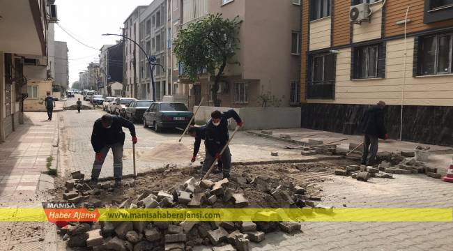 YUNUSEMRE BELEDİYESİ AZALAN TRAFİK VE YAYA YOĞUNLUĞUNU FIRSAT  BİLDİ