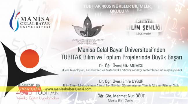 MCBÜ’nün TÜBİTAK Bilim ve Toplum Projelerine destek