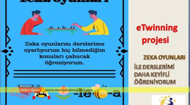 Öğrenciler zeka oyunlarıyla dersleri işliyor