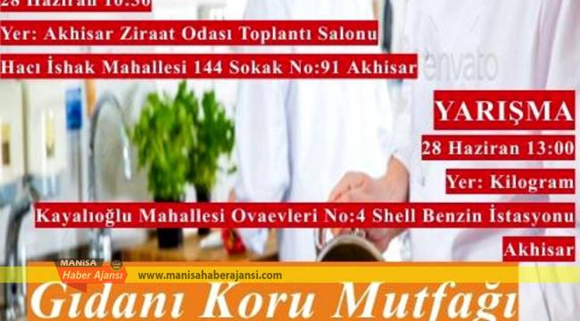 Gıdanı koru mutfak etkinliği gerçekleşecek