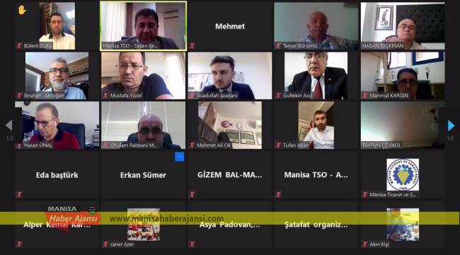 MANİSA TSO EV SAHİPLİĞİNDE AFGANİSTAN İLE EKONOMİK VE TİCARİ İLİŞKİLER İSTİŞARE  TOPLANTISI DÜZENLENDİ
