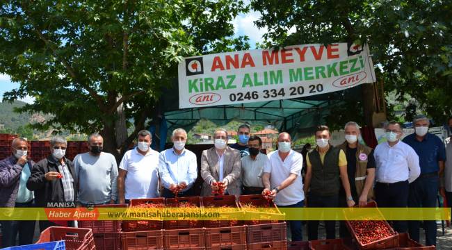 Salihli Kirazının fiyatı üreticiyi mutlu ediyor