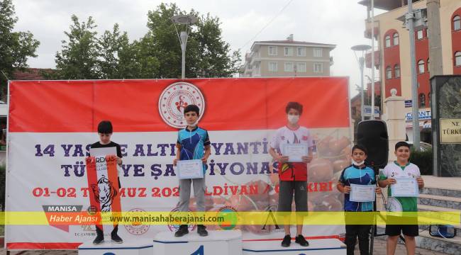 MANİSALI KÜÇÜK ORYANTİRİNGÇİLER TÜRKİYE 3.OLDU