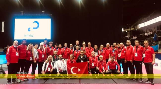 AVRUPA TAEKWONDO ŞAMPİYONASINDA 10 MADALYA!