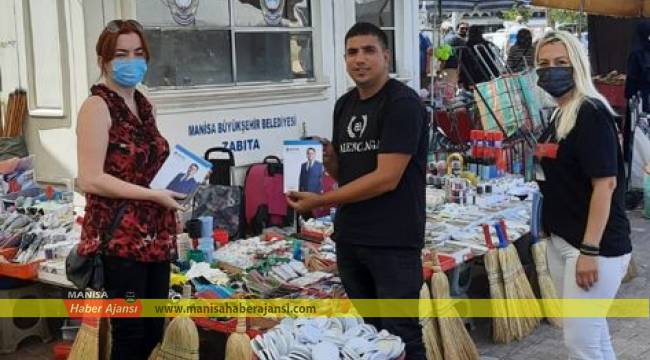 Deva Partisi Şehzadeler teşkilatı pazarcının sorunlarını dinliyor