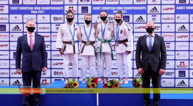 Manisa Sporcu Eğitim Merkezi judocuları Letonya'ya damga vurdu