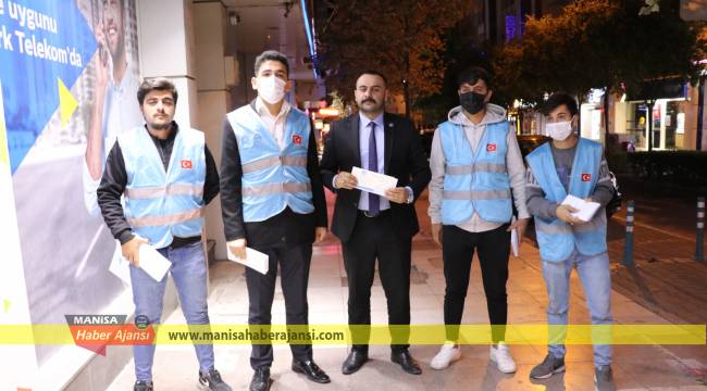 Manisa Ülkü Ocaklarından esnafa siftah zarfı