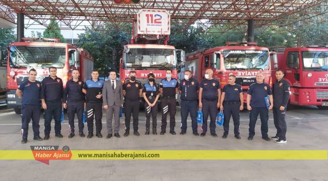 Polis Teşkilatından İtfaiyeye Kutlama Ziyareti