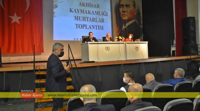 Başkan Dutlulu Akhisarlı muhtarları dinledi