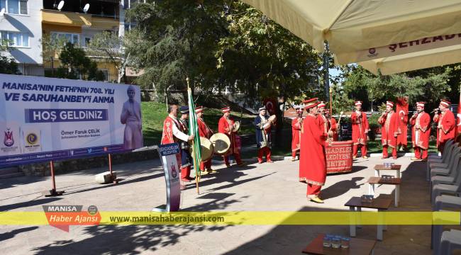 MANİSA’NIN FETHİNİN 708. YILI COŞKUYLA KUTLANDI