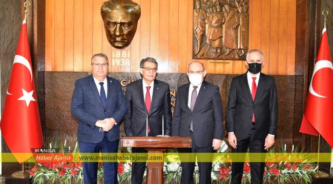 Tarım ve Köy İşleri Eski Bakanı Prof. Dr. Sami Güçlü’den Vali Karadeniz’e Ziyaret