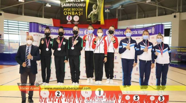Türkiye Aerobik Cimnastik Şampiyonasına Manisa Damgası