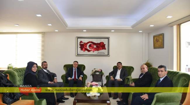BAŞKAN ÇELİK BBP HEYETİNİ AĞIRLADI