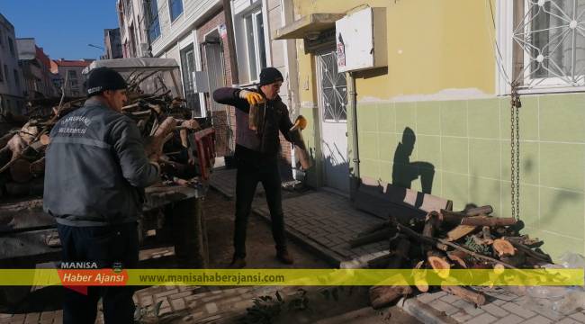 Budanan Ağaç Dalları İhtiyaç Sahibi Ailelere Yakacak Oldu