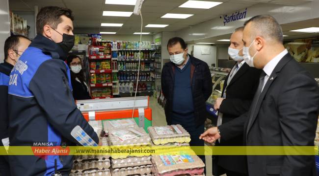Manisa’da Marketler Denetim Altında