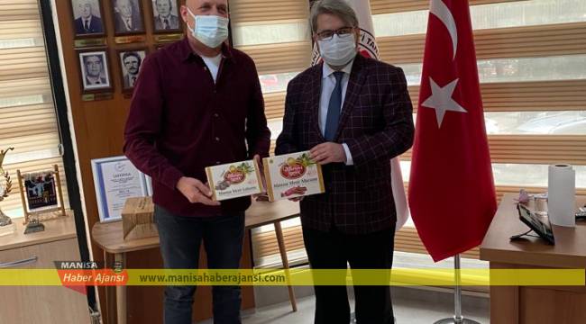 Müftü Mustafa Soykök Manisa’yı Mesir’i Tanıtma ve Turizm Derneği Başkanı Ufuk Tanık’ı Ziyaret Etti