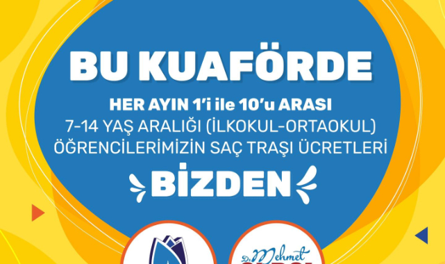 YUNUSEMRE’DE ÇOCUKLARA ÜCRETSİZ SAÇ TIRAŞI YAPACAK KUAFÖRLER BELİRLENDİ
