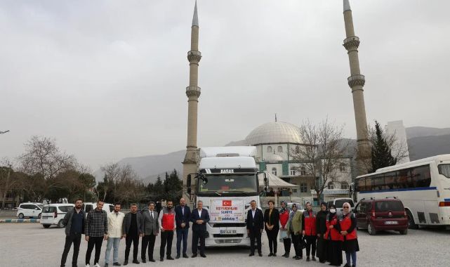 YARDIM TIRI SURİYE’YE GÖNDERİLDİ