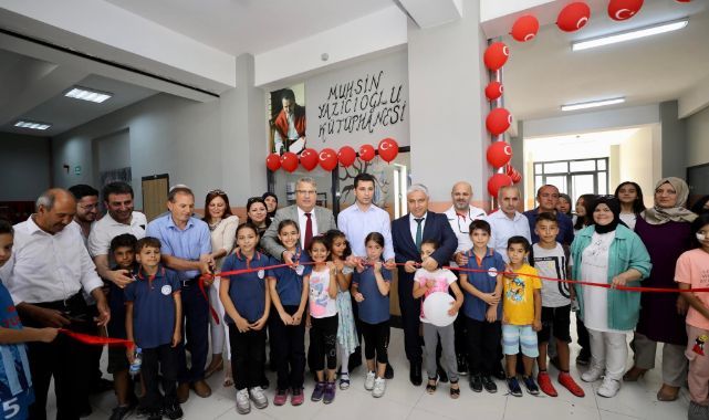 MUHSİN YAZICIOĞLU KÜTÜPHANESİ AÇILDI